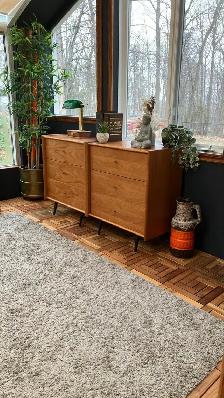 Mid century. TEAK TECK. Crédence, buffet, nightstands, commode, - Photo 9