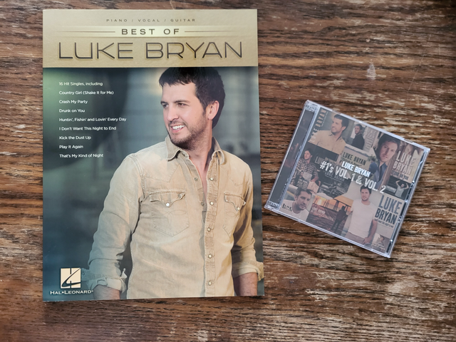 CD et cahier de partition Luke Bryan