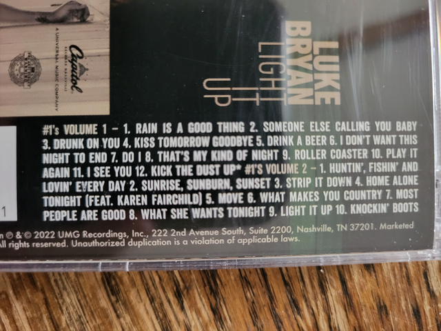 CD et cahier de partition Luke Bryan - Photo 7