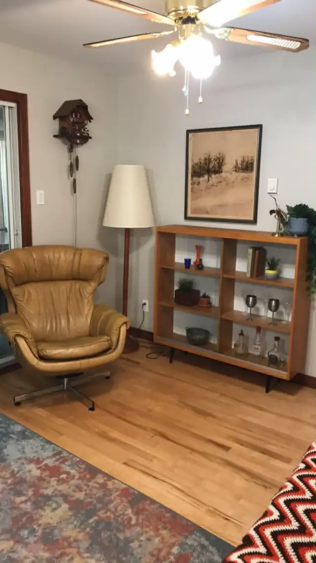 Mid century. TEAK TECK lampe / Crédence, buffet, bibliothèque, s