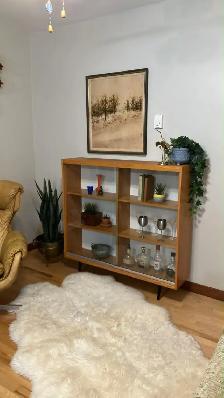 Mid century. TEAK TECK lampe / Crédence, buffet, bibliothèque, s - Photo 5