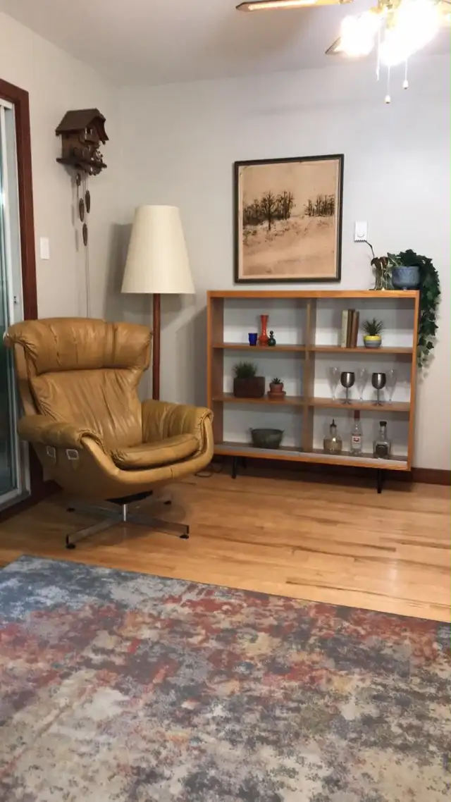 Mid century. TEAK TECK lampe / Crédence, buffet, bibliothèque, s - Photo 10