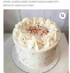 Milton Bakery Classic Vanilla Cake