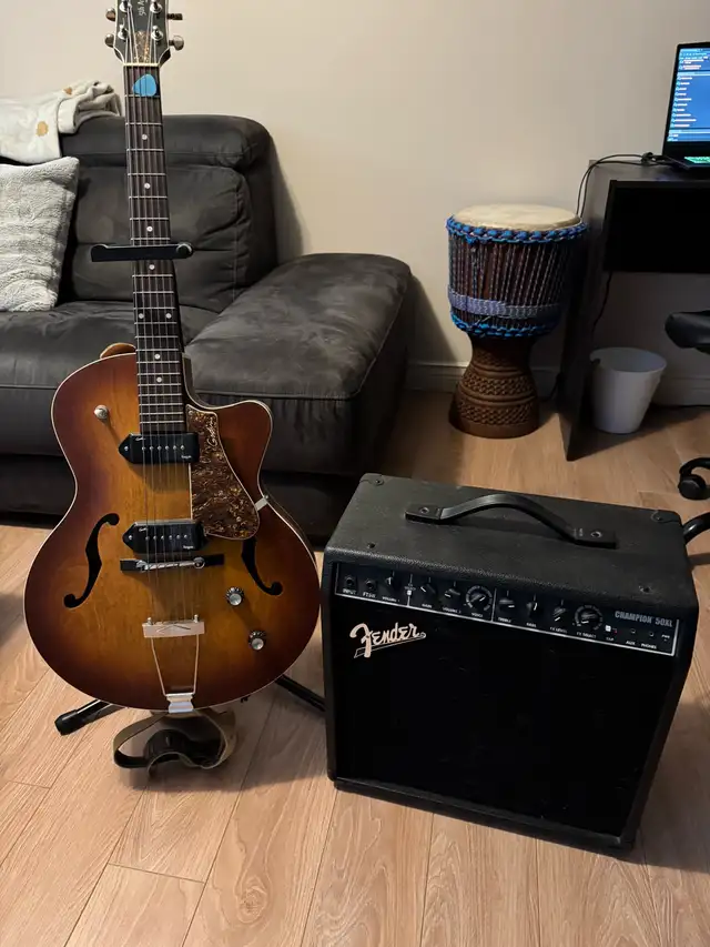 Godin guitar & Fender amp