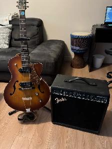 Godin guitar & Fender amp
