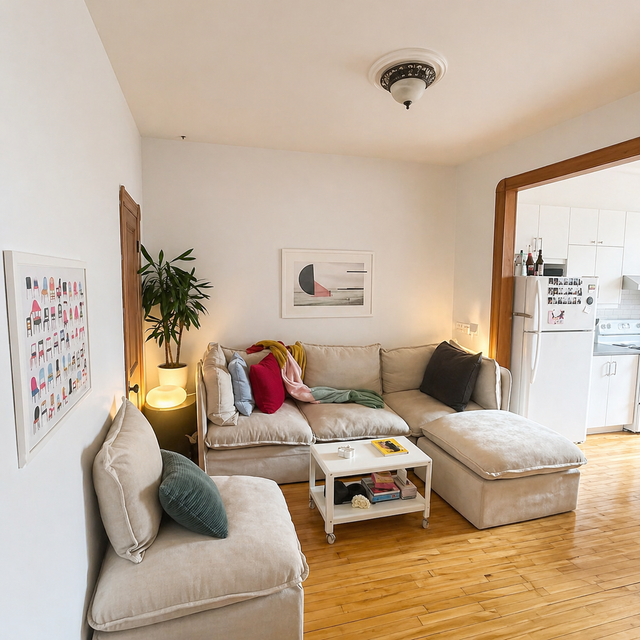 Bel Appartement Lumineux 4 1/2 devant le parc Molson. - Photo 2