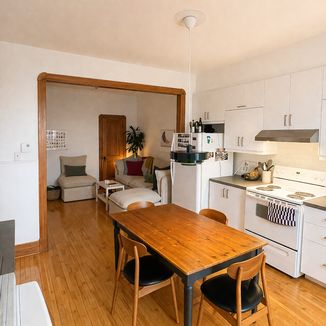 Bel Appartement Lumineux 4 1/2 devant le parc Molson. - Photo 5