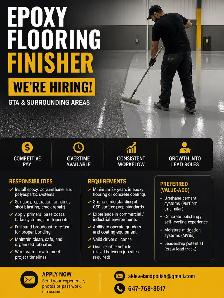 Epoxy Flooring Finisher – Hiring Now (GTA & Surrounding Areas)