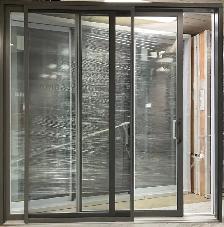 1460PP Porte patio Hybride 8 Charbon 95 1/2 x95 1.2 ouv. Droite
