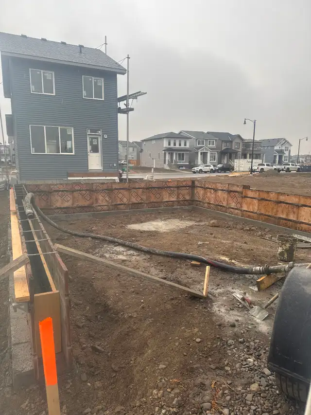 Cribber concrete work