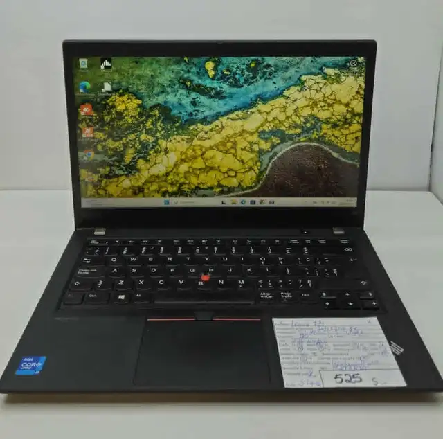 Laptop Lenovo T14 i7 11e Gén 20Go RAM SSD NVMe Iris Xe HDMI