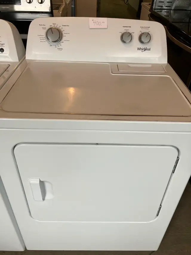 Dryers $400 tax in 1 year warranty local delivery included
