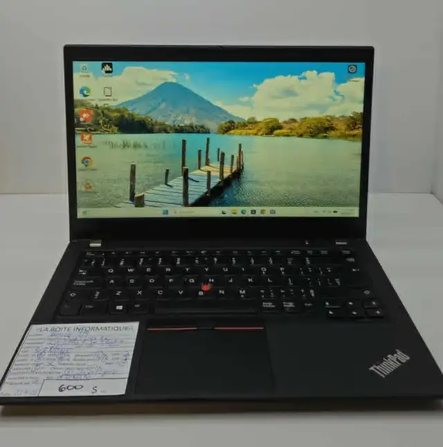 Laptop T14 i7 11e Gén 20Go RAM SSD 512Go NVMe Iris Xe HDMI