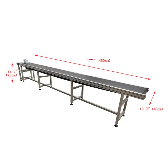 177x15.7inch Industrial Transport Bel Conveyor 230497 - Photo 8