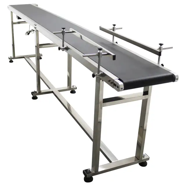 118x15.7inch Industrial Belt Conveyor w/Double Guardrail 230479 - Photo 8