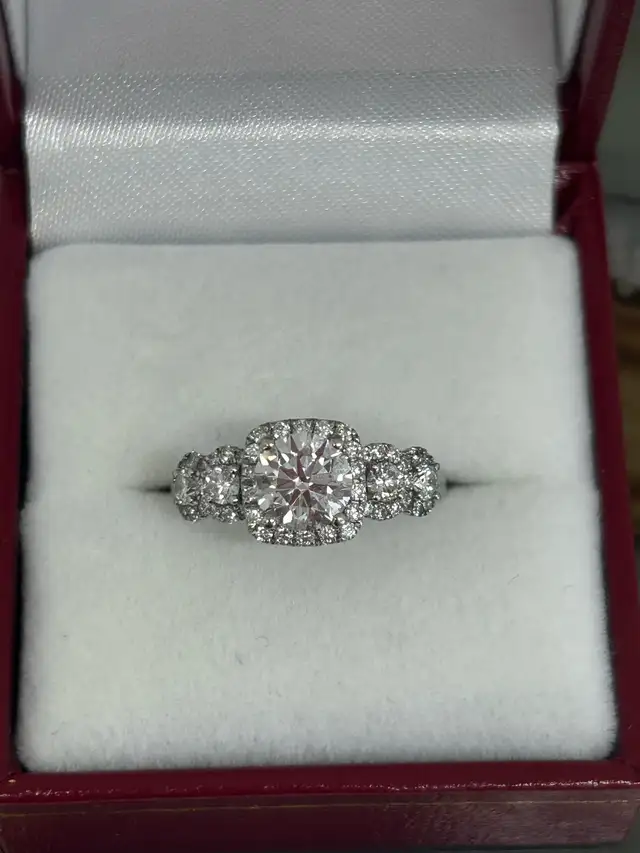 14k W/G Lab Diamond Ring - Photo 2