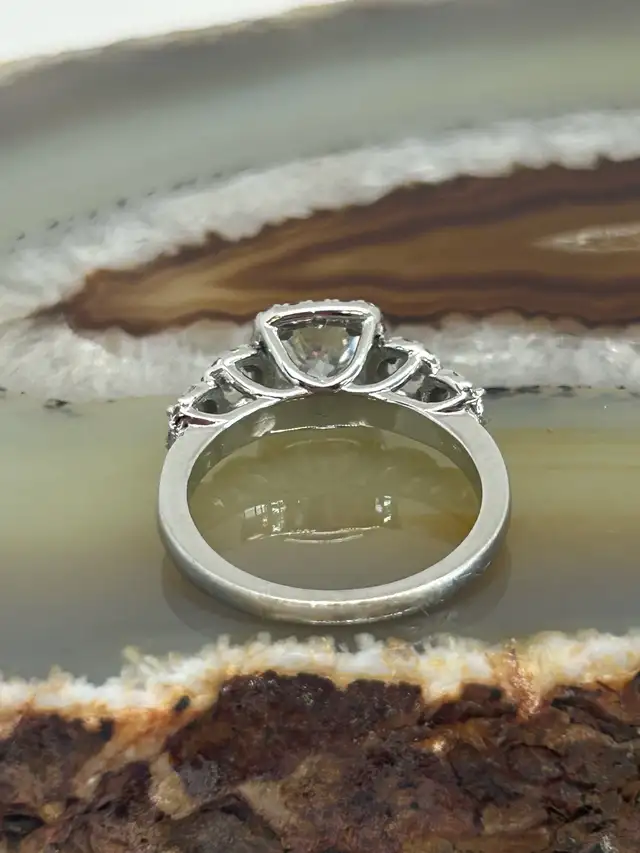 14k W/G Lab Diamond Ring - Photo 7