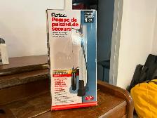 Pompe de puisard de secours