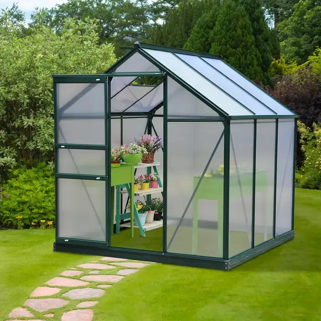 Serre de jardin compacte 6x6x7 - Photo 5