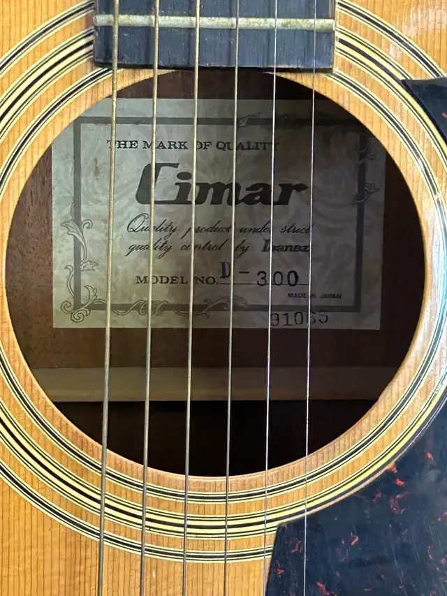 Cimar D300 Acoustic Guitar - Photo 3