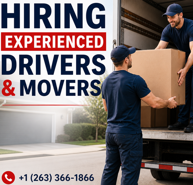 Hiring Experienced Drivers & Movers!
