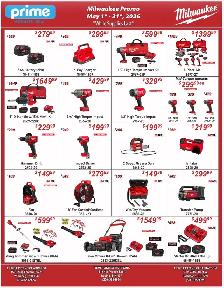 Milwaukee Promos at Prime Fasteners & Tools