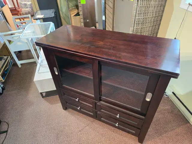 Solid Wood Buffet Cabinet - Photo 2