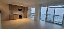 Master bedroom with private bathroom in a luxury condo for rent