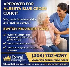 Approved for Alberta Blue Cross CDHCI Home Care