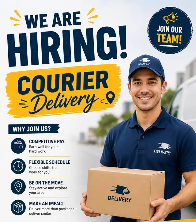 HIRING COURIER DELIVERY DRIVERS - Photo 2