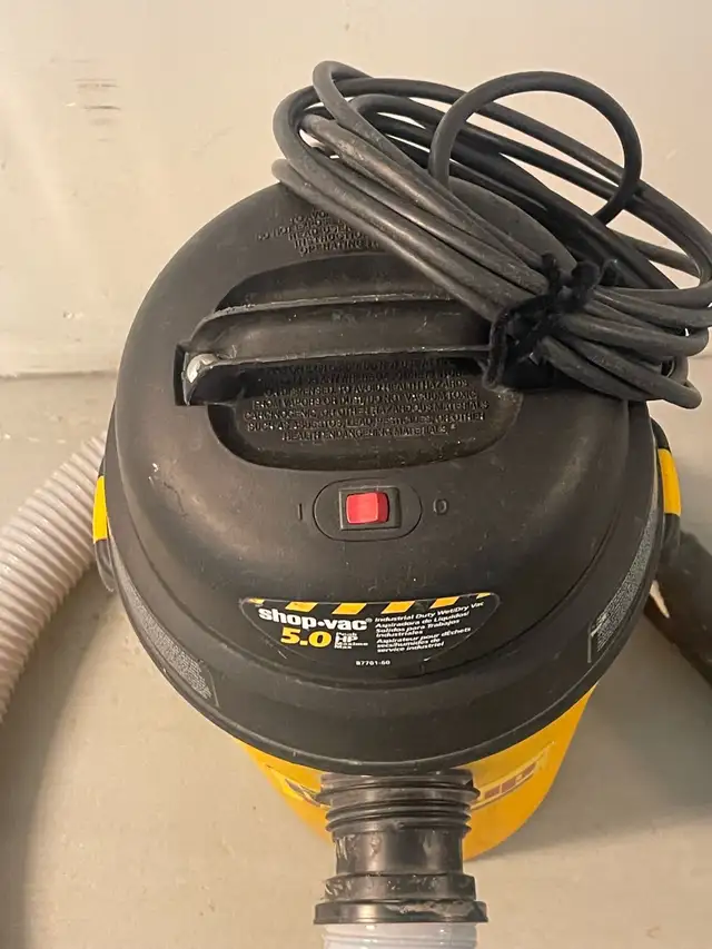 Shop Vac with a 5.0 peak HP motor for wet and dry - Photo 5