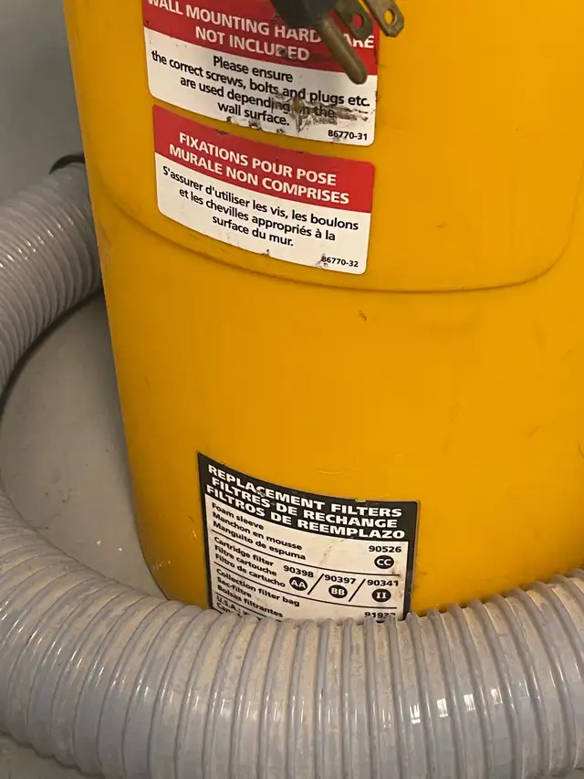 Shop Vac with a 5.0 peak HP motor for wet and dry - Photo 8