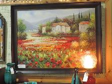 Vintage Tuscany Oil Painting