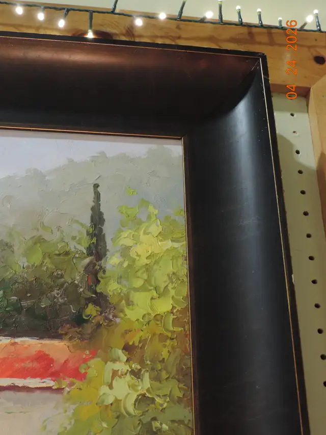 Vintage Tuscany Oil Painting - Photo 4