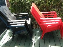 6 CHAISES ADIRONDACK NEUVES