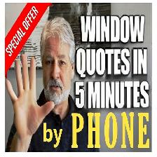 GET A REAL PRICE IN 5 MINUTES FOR WINDOWS AND DOORS