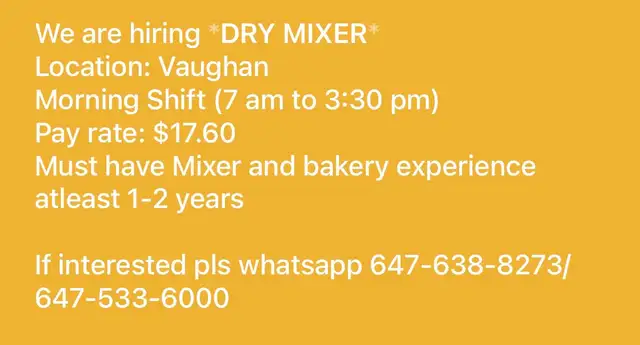 Dry Mixer