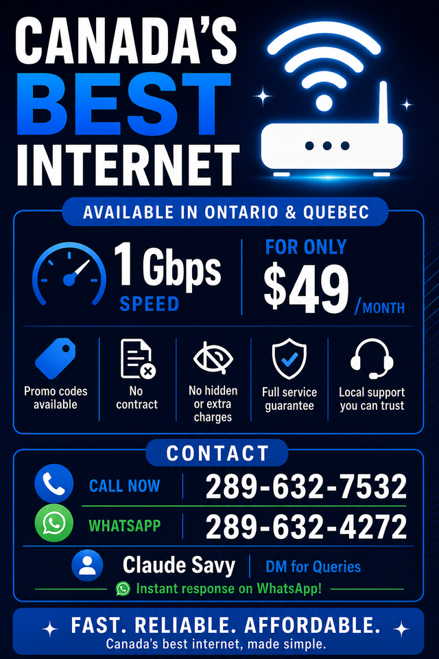 Best Home Internet Offers in Canada