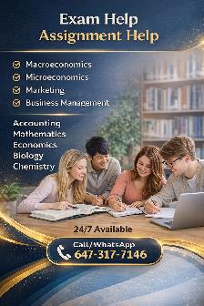 Accounting • Finance • Economics Exam help Assignment
