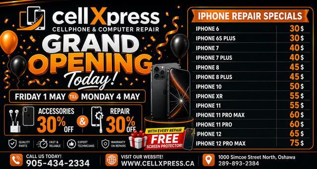 Grand Opening Sale Cellphone Repair Accessories