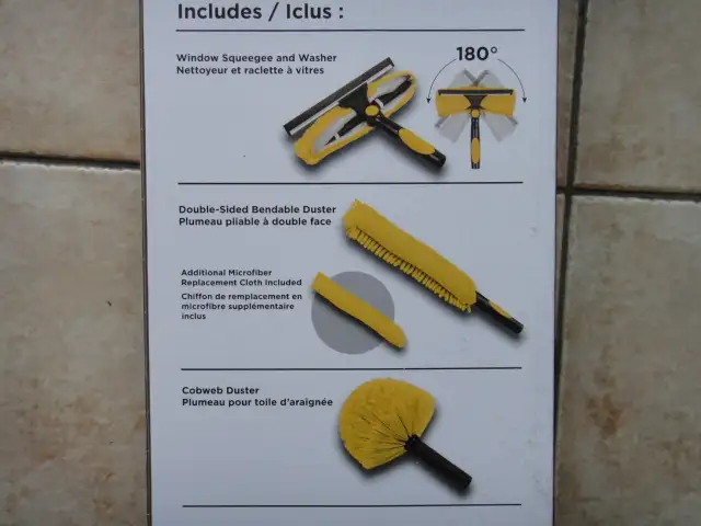 kit le nettoyage de vitre / fenêtre - Photo 8