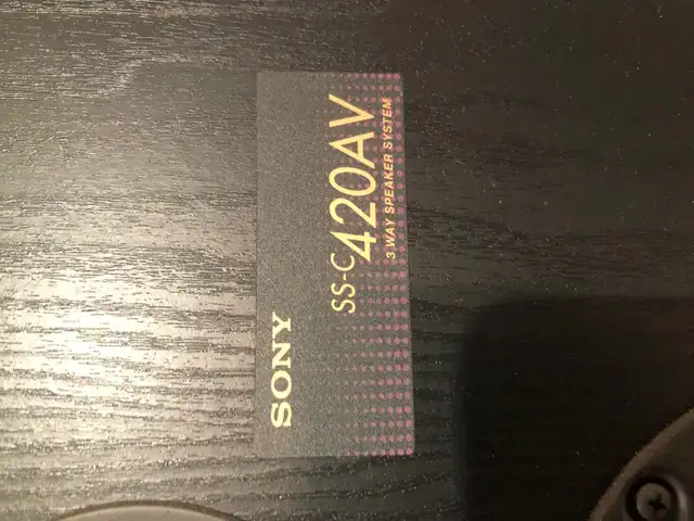 SONY 3WAY SPEAKERS - Photo 2