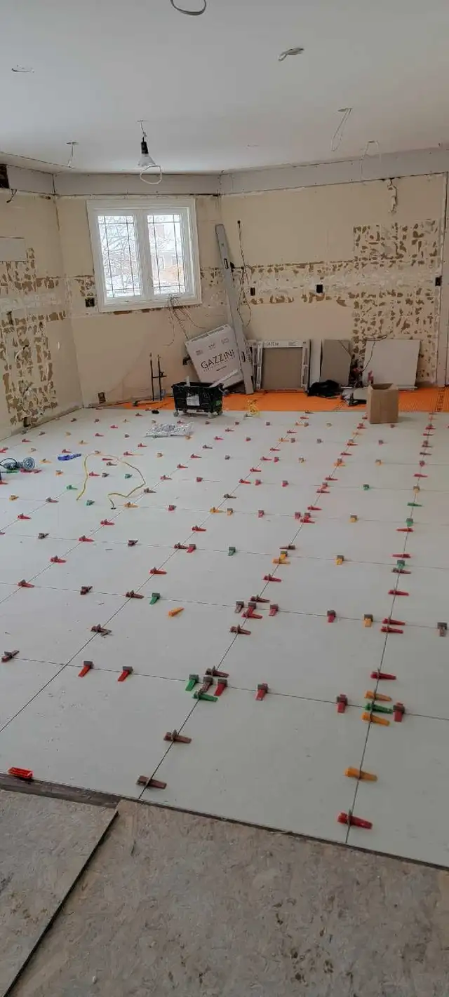 Professional Tile Installation floor and wall