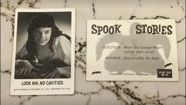 64 Spook Stories Cards, 1961,  USA. starting at $5 each.