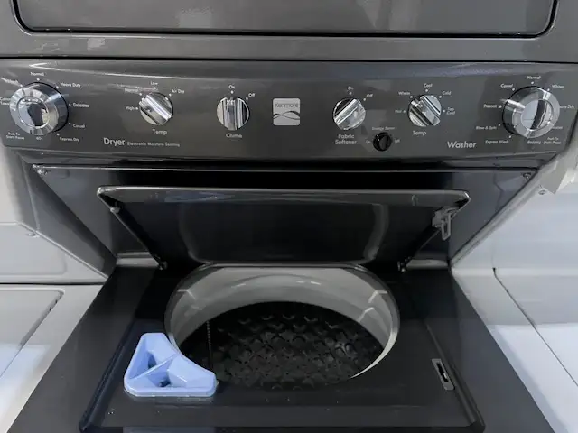 Laveuse sécheuse superposées (stacker) grises Kenmore - Photo 2
