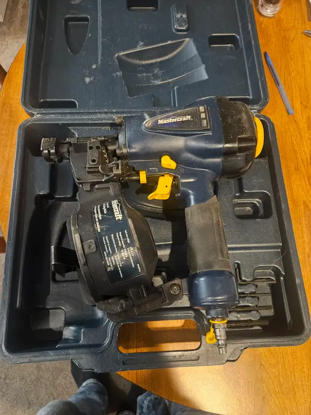 Free pneumatic roofing gun.