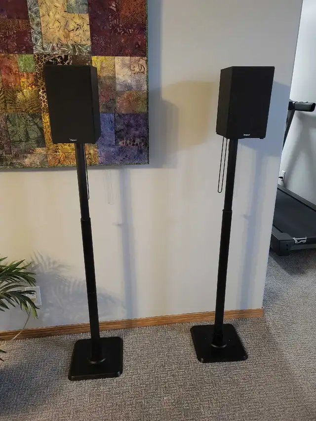 Klipsch Bookshelf Speakers with Stands