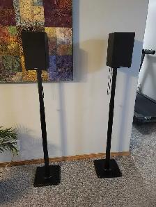 Klipsch Bookshelf Speakers with Stands