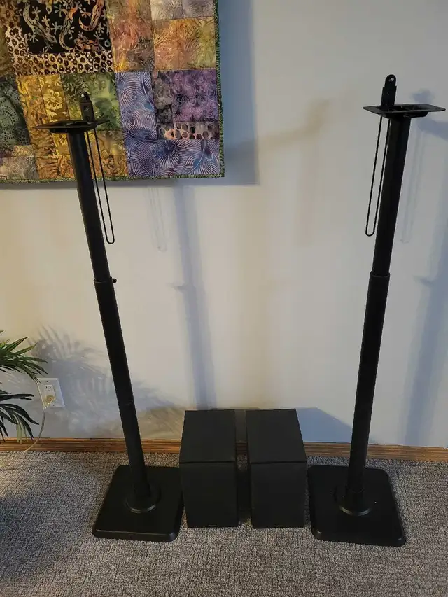 Klipsch Bookshelf Speakers with Stands - Photo 2