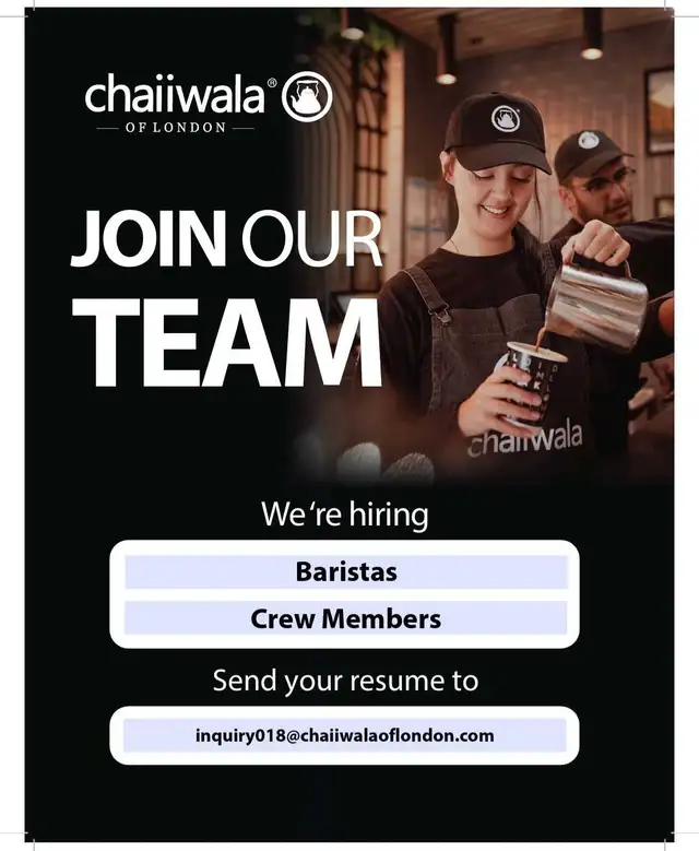HIRING - VARIOUS POSITIONS